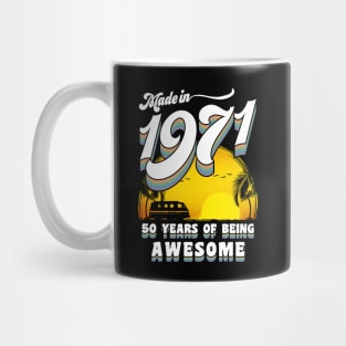 Made in 1971 All Original Parts 50 Birthday Gift Mug